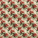 Tecido Decoração Policanvas Flor de Natal