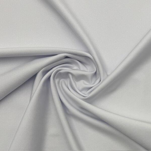 Lycra Mate c/ Glitter Prata - Branco