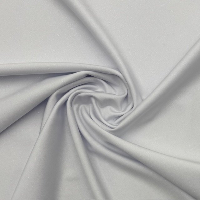 Tecido Lycra Mate c Glitter Branco Violet Fabrics
