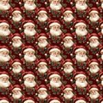 Tecido Decoração Policanvas Natal Pai Natal