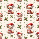 Tecido Popeline Natal Rapousa - Cru