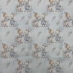 Popeline Coelhinhos - Azul