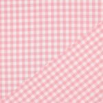 Popeline Fio Tinto Xadrez – Rosa Claro e Branco 9 mm - Image 2