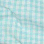 Popeline Fio Tinto Xadrez – Verde Claro e Branco 9 mm - Image 3