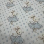 Popeline Pintas Coelhinha - Azul - Image 2