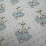 Popeline Pintas Coelhinha - Rosa - Image 2