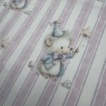 Popeline Riscas Ratinho - Rosa - Image 2