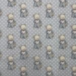 Popeline Ursinho Fofinho - Azul