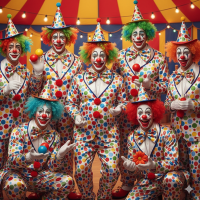 Tecido Cetim Carnaval Bolas vv Violet Fabrics