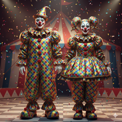 Tecido Cetim de Carnaval Xadrez Violet Fabrics