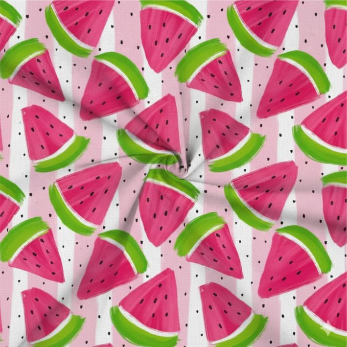 Tecido Lycra Melancia a Violet Fabrics