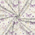 Popeline Borboleta - Branco