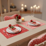 Popeline Corações Dias dos Namorados - Rosa - Image 2