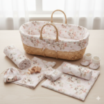 Popeline Elefante e Rosas - Rosa - Image 3