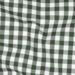 Popeline Fio Tinto Xadrez – Verde e Branco 9 mm - Image 3