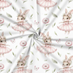 Popeline Páscoa Coelha Bailarina - Branco - Image 2