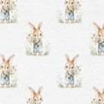 Popeline Coelhinho - Branco