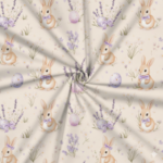 Popeline Páscoa Coelhinho e Ovos - Lilás - Image 2