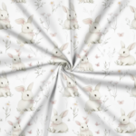 Popeline Páscoa Coelhinhos - Cru - Image 2