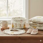 Popeline Páscoa Coelhinhas - Bege - Image 3