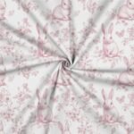 Popeline Páscoa Coelhinhos - Rosa - Image 2
