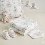 Popeline Páscoa Coelhinhos Sweet - Branco - Image 3