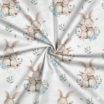 Popeline Páscoa Coelhinhos Sweet - Branco - Image 2