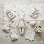 Popeline Páscoa Coelhinhos - Cru - Image 3