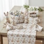 Popeline Páscoa Coelho e Ovos - Branco - Image 3