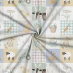 Popeline Páscoa Patchwork - Branco - Image 2