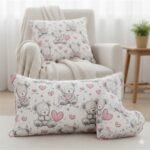 Popeline Ursinhos e Corações - Branco - Image 3