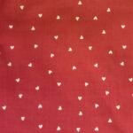 Popeline Corações Dias dos Namorados - Vermelho