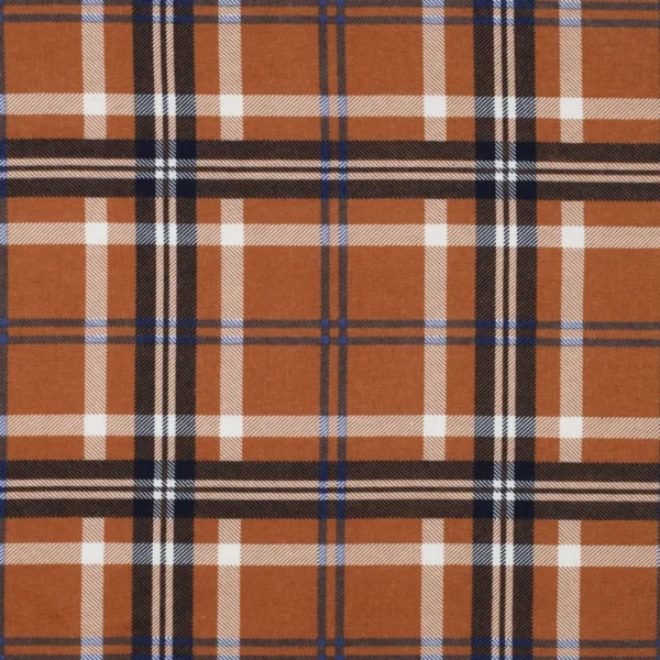 Flanela Tartan – Xadrez Escocês – Rust