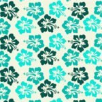 Tecido p/ Calções de Banho Tactel Flor – Branco