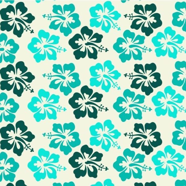 Tecido p/ Calções de Banho Tactel Flor – Branco