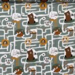 Popeline Animals – Verde