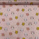 Popeline Mocho c/ Glitter – Rosa