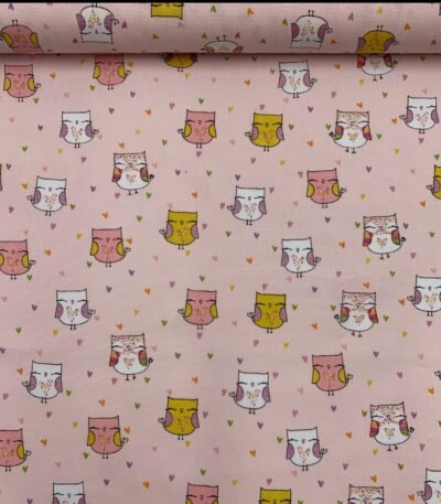 Popeline Mocho c/ Glitter – Rosa