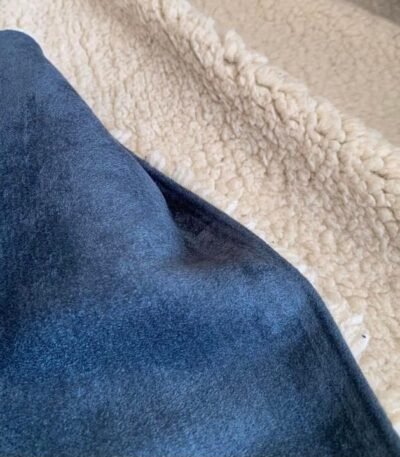 Pelo c/ Suede – Azul