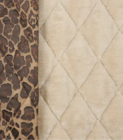 Acolchoado Leo c/ Pelo – Bege
