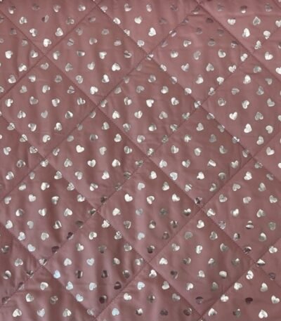 Acolchoado Silver Hearts – Rosa