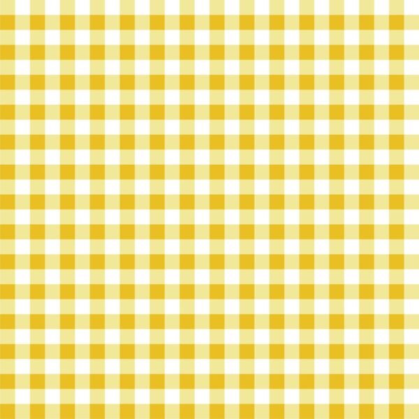 Policanvas Xadrez 1cm – Amarelo Torrado