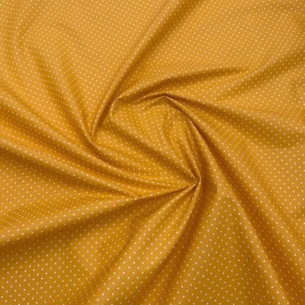 Popeline Resinada – Pintas – Amarelo