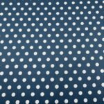 Seda Crepe – Bolas – Azul Marinho - imagem 2