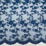 Renda Flower – Azul Petróleo