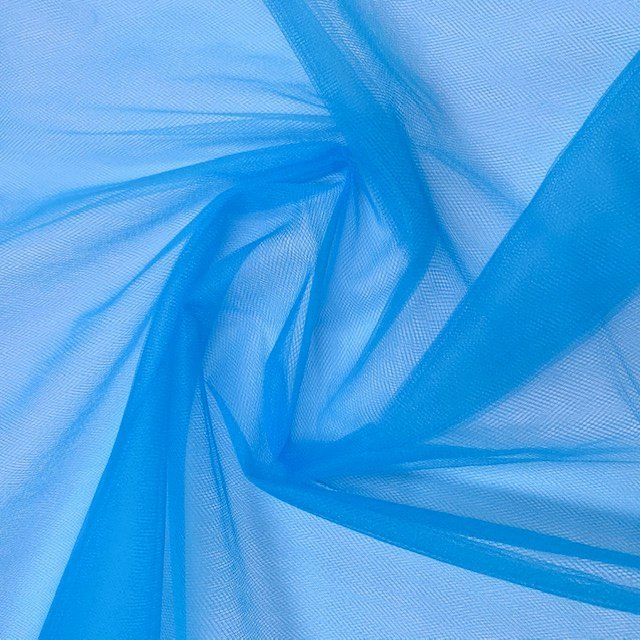 Tule Fino – Azul Turquesa