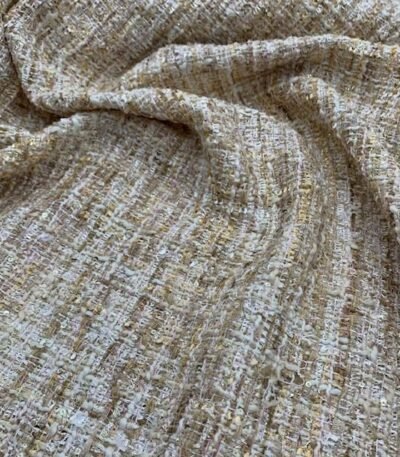 Chanel c/ Brilho – Bege / Dourado