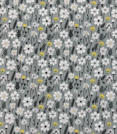 Bombazine Flowers – Verde