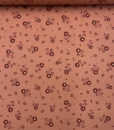 Bombazine Glitter Flower – Rosa