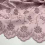 Bordado Inglês 3d – Rosa